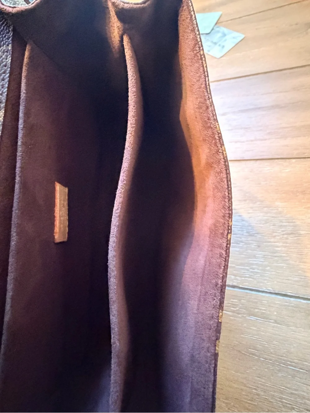 Louis Vuitton Brown Monogram Crossbody Bag with Gold Hardware